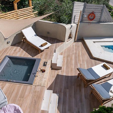 Verekinthos Villas - Pool, Hot Tub, Bbq, Kids Playground, Stunning Mountain Views Yerolákkos Exterior foto